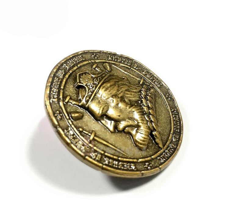 Nessuna moneta souvenir della sfida dell'oro in metallo minimo