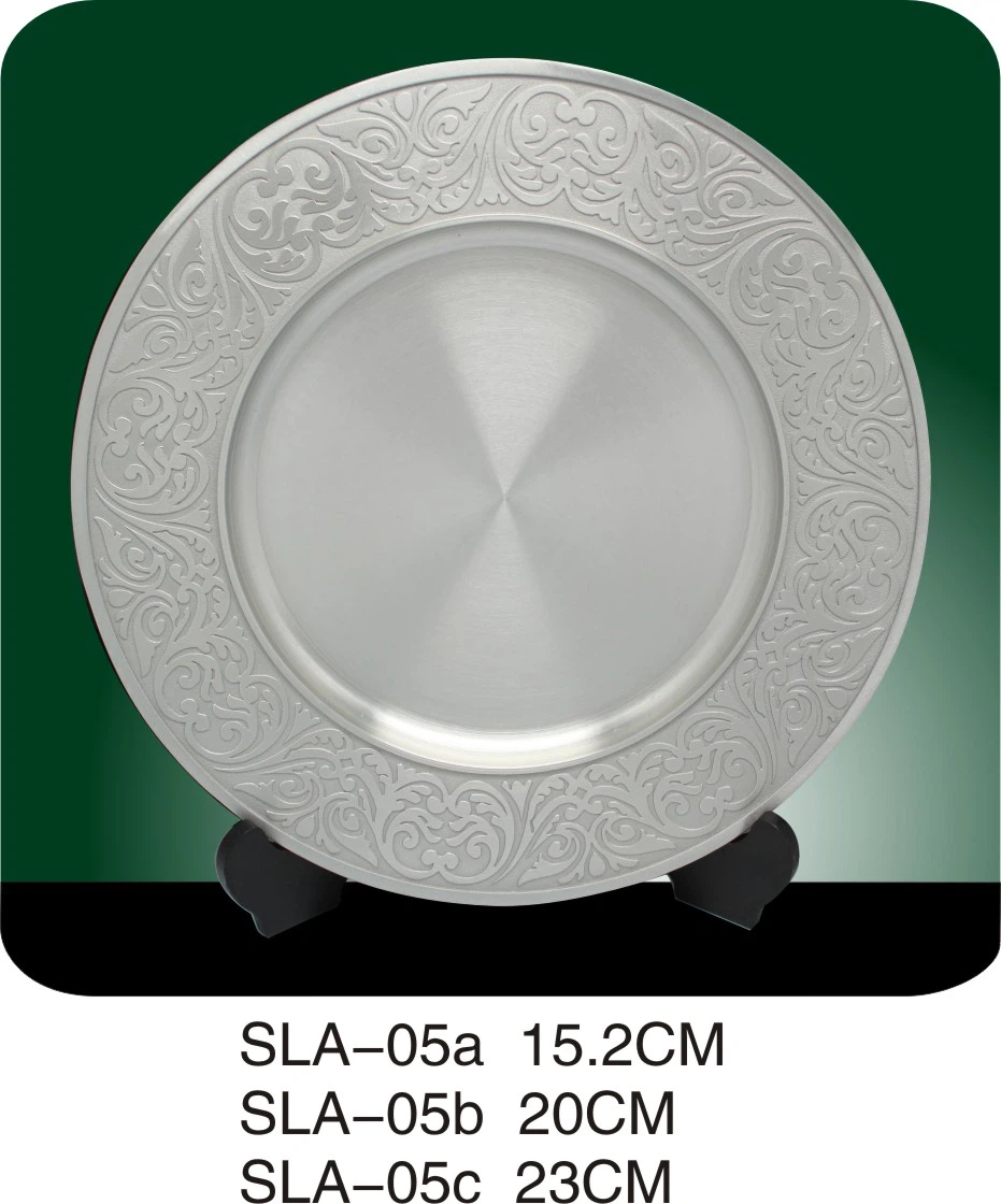 Articoli da regalo promozionali Piastra metallica souvenir placcata in ottone
