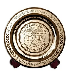 Piastra metallica souvenir sportivo 3D in lega di zinco